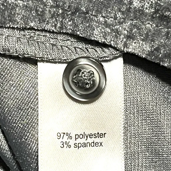 Maurices Metallic Gray Top - Picture 4 of 8
